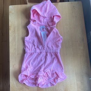 NWT Janie and Jack hooded terry cover up 6-12